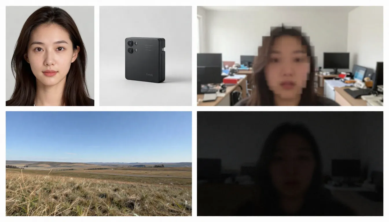 Comparison of good versus bad source photos for image-to-video with labels for lighting, sharpness, and clutter