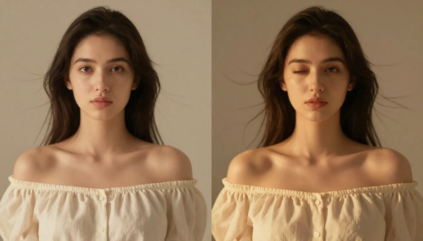 Portrait still animated into short video with subtle facial motion using image-to-video AI